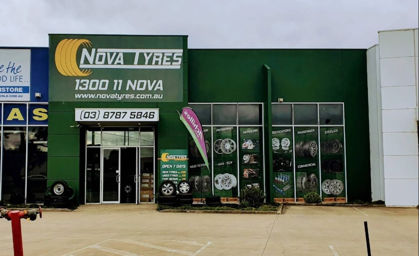 Nova Tyres Dandenong storefront